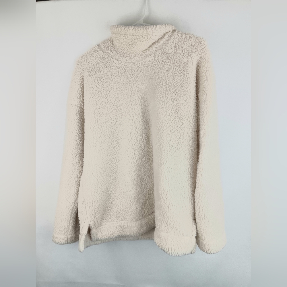 Cozy Cream Jones New York Pullover, Fluffy Sweater